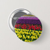 Farbige Frühlingstüppchen Button (Vorne & Hinten)