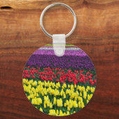 Farbige Frühlingstüppchen Schlüsselanhänger (Vorderseite)