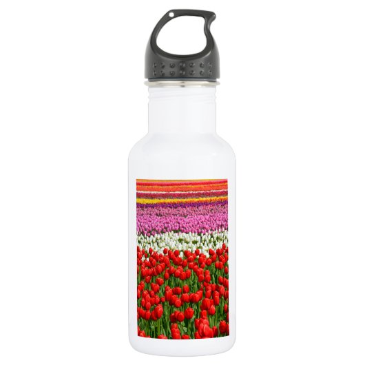 Farbige Frühlingstüppchen Trinkflasche (Vorderseite)