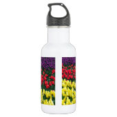 Farbige Frühlingstüppchen Trinkflasche (Rückseite)