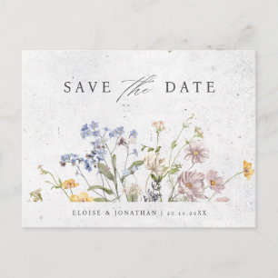 Farbige Frühlingswiesen mit Wildblumen - Sichert E Postkarte
