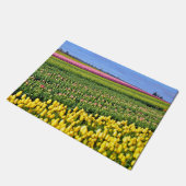 Farbige Frühlingtulips Fußmatte (Schrägansicht)