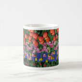 Farbige Frühlingtulips Kaffeetasse (Mittel)