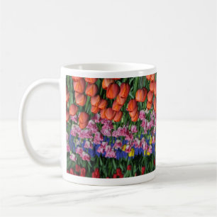 Farbige Frühlingtulips Kaffeetasse