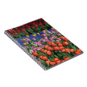 Farbige Frühlingtulips Notizblock (Rechte Seite)