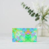 Farbige Fun Kids Paint Spritzer Visitenkarte (Stehend Vorderseite)