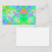 Farbige Fun Kids Paint Spritzer Visitenkarte (Vorne/Hinten)