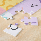 Farbige Fun Memphis Puzzle (Seite)
