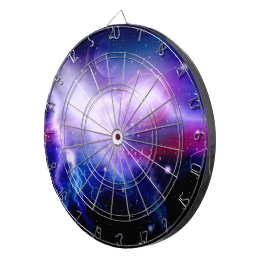 Farbige Galaxie Dartscheibe (Vorderseite rechts)