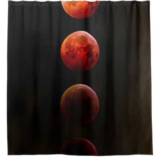 Farbige Galaxie Duschvorhang (Vorderseite)