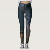 Farbige Galaxie Leggings (Vorderseite)