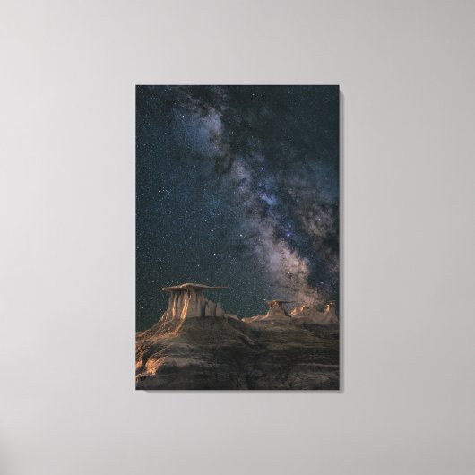 Farbige Galaxie Leinwanddruck (Vorderseite)