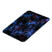 Farbige Galaxien, Sterne und Planeten in der Nacht Magnet (Linke Seite)
