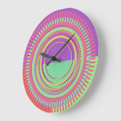Farbige Ganguhr Große Wanduhr (Winkel)