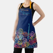 Farbige Garn-Häkelhaken-Handaufführung Schürze (InSitu)