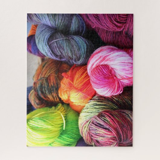 Farbige Garnelen zum Kneten, Crochet Puzzle (Vertikal)