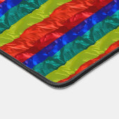 Farbige Gay LGBT Rainbow Flag Design Schreibtischunterlage (Ecke)