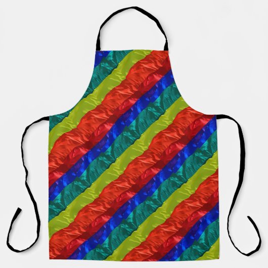 Farbige Gay LGBT Rainbow Flag Design Schürze (Vorderseite)