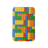 Farbige Gebäude-Blöcke Badematte (Vorderseite Vertikal)