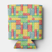 Farbige Gebäude-Blöcke Dosenkühler (Rückseite)