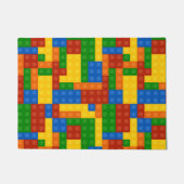 Farbige Gebäude Bricks Kinder Fußmatte (Vorderseite)