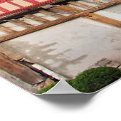 Farbige Gebäude in Troyes France Poster (Ecke)