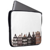 FARBIGE GEBÄUDE LAPTOPSCHUTZHÜLLE (Vorne Rechts)