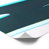 Farbige Gebäude Poster (Ecke)