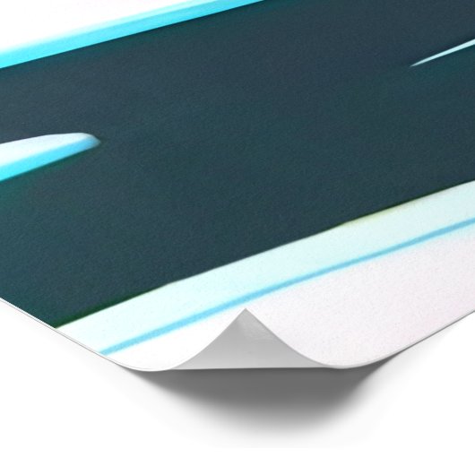 Farbige Gebäude Poster (Ecke)