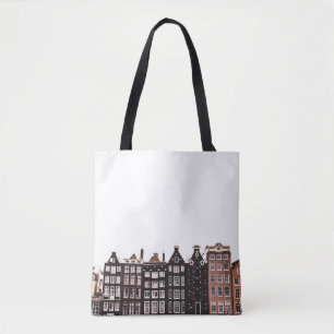 FARBIGE GEBÄUDE TASCHE