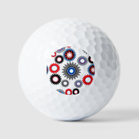 Farbige Geber Golfball (Vorderseite)