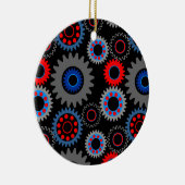 Farbige Geber Keramik Ornament (Rechts)