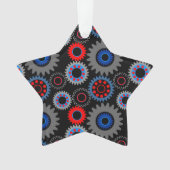 Farbige Geber Ornament (Vorderseite)