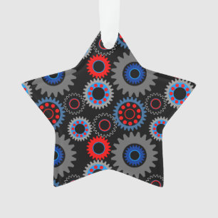 Farbige Geber Ornament