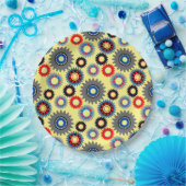 Farbige Geber Pappteller (Party)