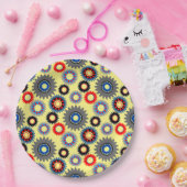 Farbige Geber Pappteller (Party)