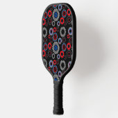 Farbige Geber Pickleball Schläger (Links)