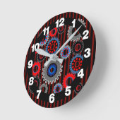 Farbige Geber Runde Wanduhr (Winkel)