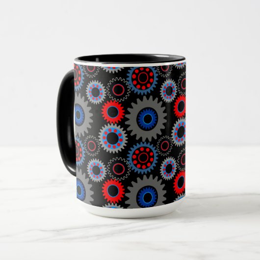Farbige Geber Tasse (Vorderseite Links)