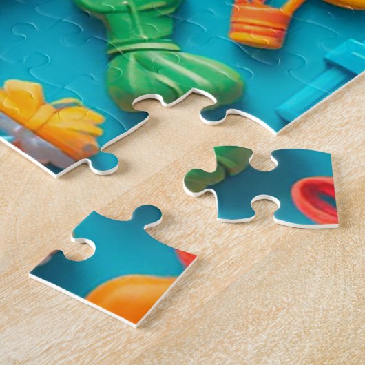 Farbige Geburtstagsfeierelemente Puzzle (Seite)