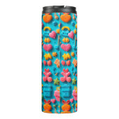 Farbige Geburtstagsfeierelemente Thermosbecher (Rückseite)