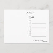 Farbige Gedanken ~ Postkarte / Einladungen (Rückseite)