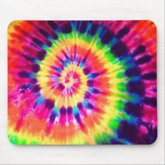 Farbige, gedrehte Regenbogenspirale Illusion Mousepad