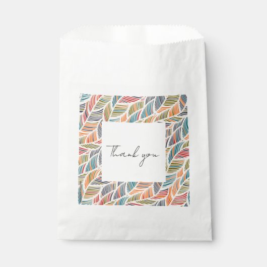 Farbige Gefälligkeitstasche Geschenktütchen (Vorderseite)