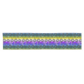 Farbige Gefärbte Krawatte Batik Design Tischläufer (Horizontal)