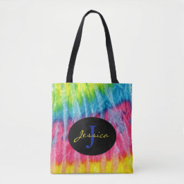 Farbige Gefärbte Krawatte Bright Monogram Tasche