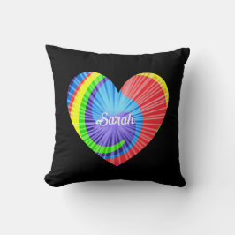 Farbige Gefärbte Krawatte Herzstück Kissen Kissen