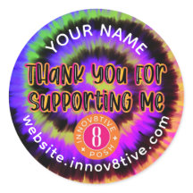 Farbige Gefärbte Krawatte Innov8tive + Posh Label