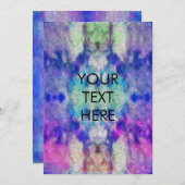 Farbige Gefärbte Krawatte Jeden Anlaß Feiertagskarte (Vorne/Hinten)