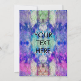 Farbige Gefärbte Krawatte Jeden Anlaß Feiertagskarte